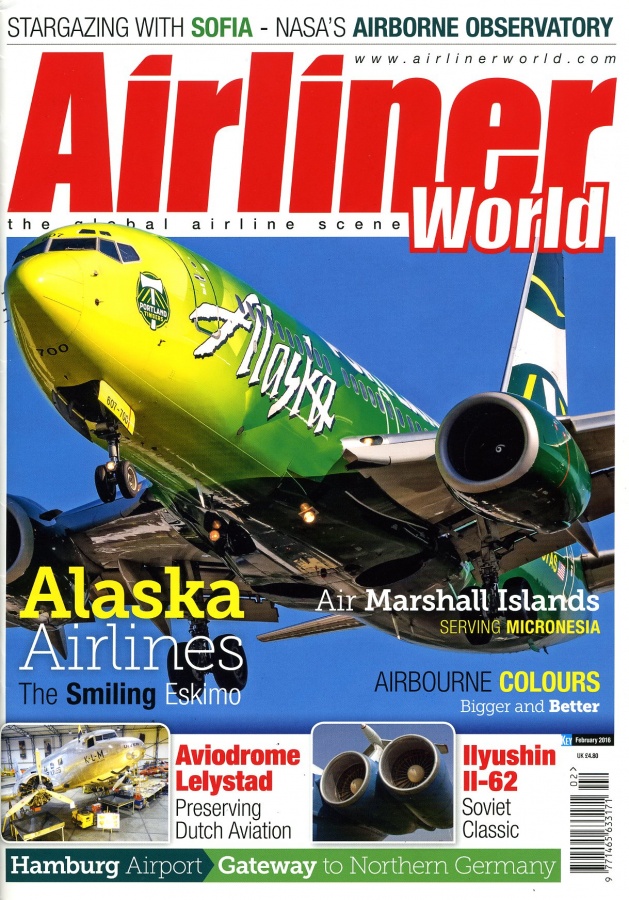 Журнал Airliner World- международное издание посвящено авиакомпаниям и авиалайнерам